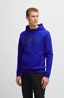 Regular-fit hoodie with logo print