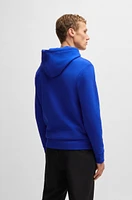 Regular-fit hoodie with logo print