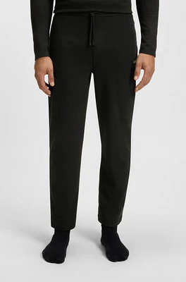 Pajama bottoms with embroidered logo
