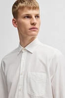 Regular-fit shirt cotton dobby