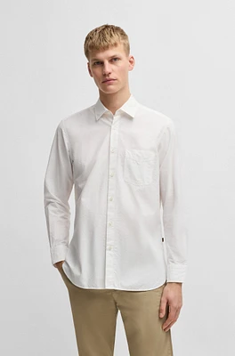Regular-fit shirt cotton dobby