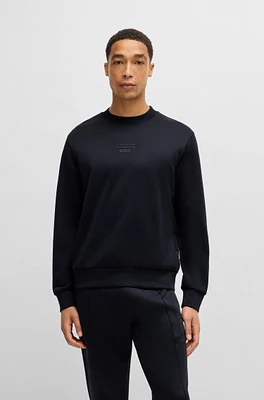 Porsche x BOSS relaxed-fit sweatshirt with special branding