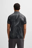 Active Paddy graphic-print polo shirt