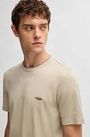 BOSS x ASTON MARTIN T-shirt cotton, linen and silk