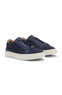 Gary low-top trainers with breathable knit uppers