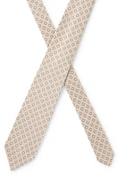 Patterned tie in Italian-made silk jacquard