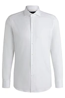 Slim-fit shirt Italian-made performance-stretch fabric