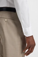 Slim-fit shirt Italian-made performance-stretch fabric
