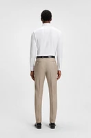 Slim-fit shirt Italian-made performance-stretch fabric