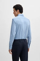 Slim-fit shirt Italian-made cotton