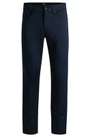 Delaware slim-fit trousers stretch satin