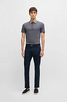 Delaware slim-fit trousers stretch satin