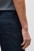 Delaware slim-fit trousers stretch satin