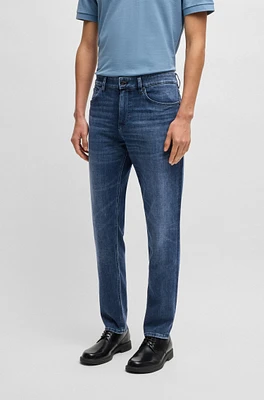 Maine regular-fit jeans blue Italian denim