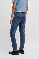 Maine regular-fit jeans blue Italian denim