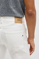 Delaware slim-fit jeans white comfort-stretch denim