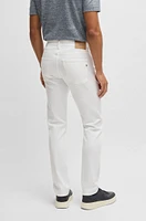 Delaware slim-fit jeans white comfort-stretch denim