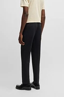 Washable formal trousers stretch seersucker fabric