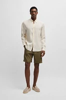 Formal shorts a linen blend