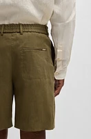 Formal shorts a linen blend