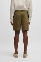 Formal shorts a linen blend