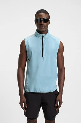 Active water-repellent vest with quick-dry performance