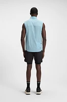Active water-repellent vest with quick-dry performance