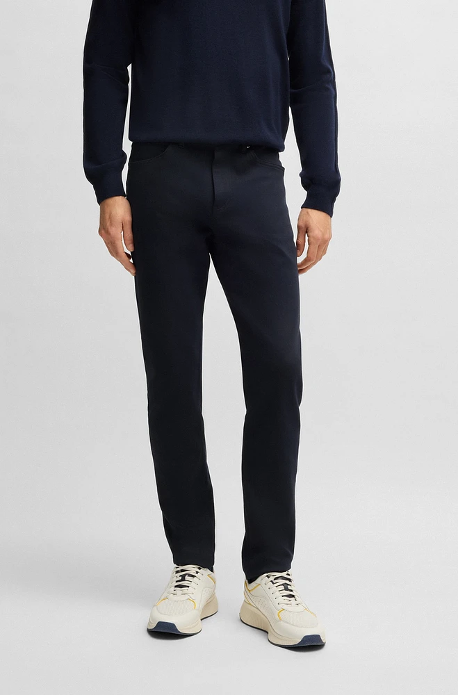 Porsche x BOSS tapered-fit jeans blue performance-stretch denim