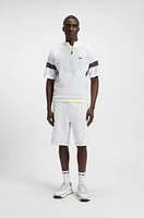 Relaxed-fit shorts quilted jacquard