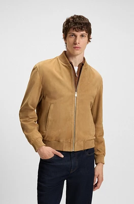 Regular-fit biker jacket Metis suede