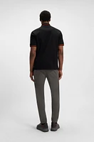 Porsche x BOSS polo shirt cotton with moisture control