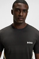 Active slim-fit T-shirt with moisture management