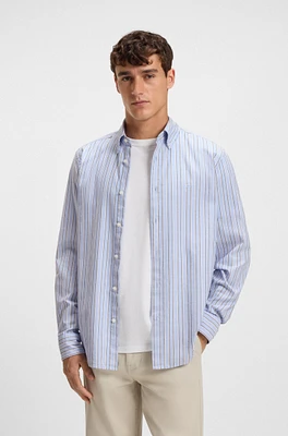 Regular-fit shirt stretch-cotton dobby