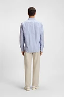 Regular-fit shirt stretch-cotton dobby