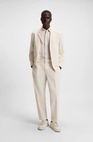Relaxed-fit trousers water-repellent stretch fabric