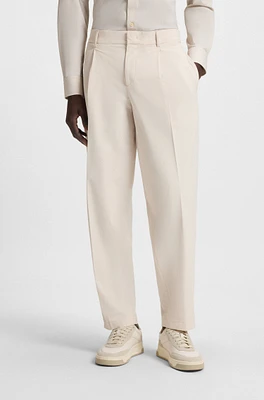 Relaxed-fit trousers water-repellent stretch fabric