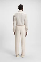 Relaxed-fit trousers water-repellent stretch fabric