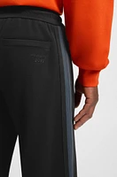Porsche x BOSS tracksuit bottoms with side stripes