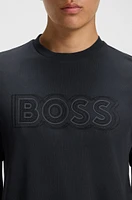 Cotton T-shirt with logo artwork