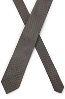 Silk tie with micro pattern