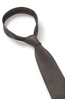 Silk tie with micro pattern