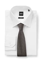 Silk tie with micro pattern