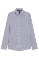 Slim-fit shirt structured cotton