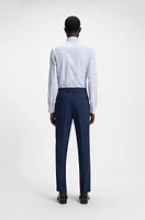Slim-fit shirt printed performance-stretch jersey