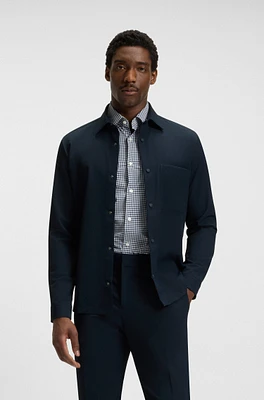 Relaxed-fit shirt performance-stretch twill