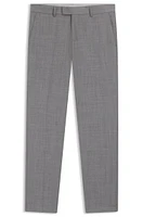 Slim-fit pants washable wool
