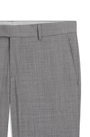 Slim-fit pants washable wool