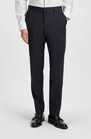 Regular-fit suit striped virgin wool