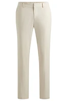 Packable trousers water-repellent stretch fabric