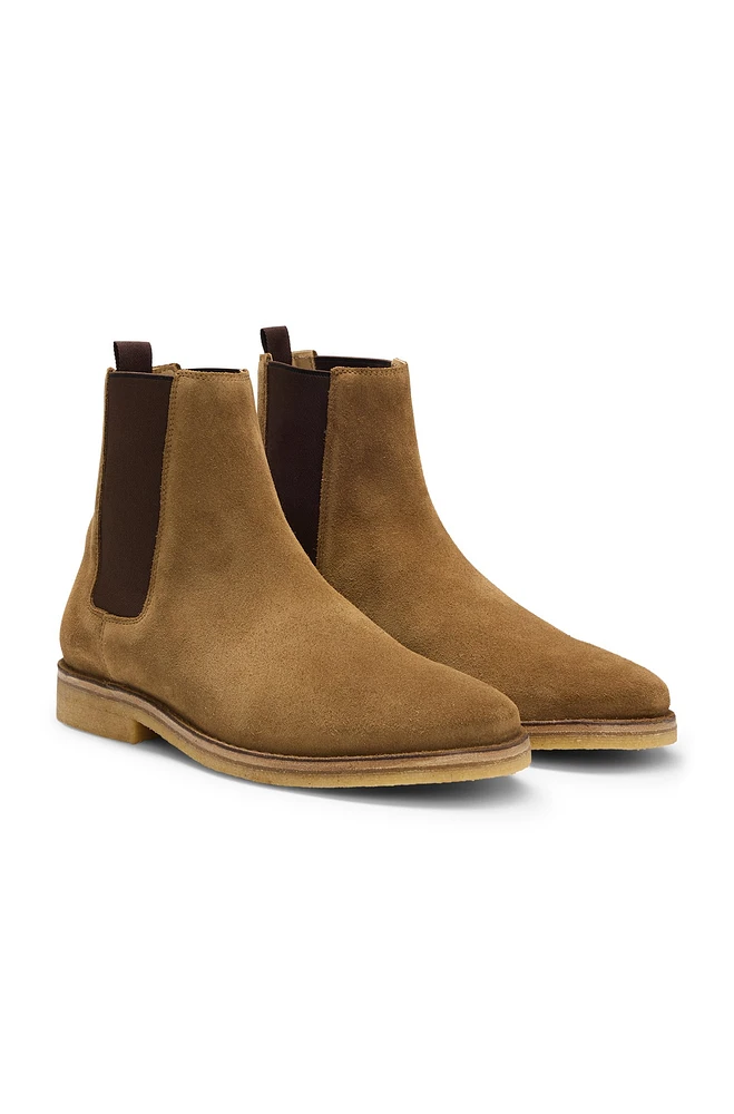 BECKHAM x BOSS Chelsea boots suede
